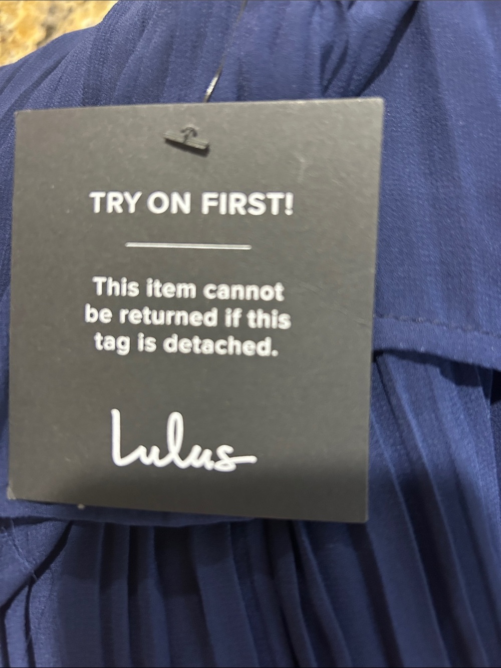 Lulu's Girls' Deep Navy Pleated Skirt